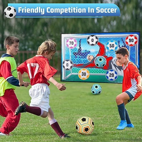 VATOS Soccer Ball Game Set for Kids, Indoor Outdoor Backyard