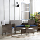 [Pre-order] Brookside Iris Rattan Outdoor Seating Set - The Triangle