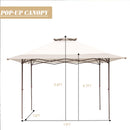 [Pre-order] Ainfox 13x13FT 2-Tier Patio Gazebo Outdoor Pop-Up Canopy Tent - The Triangle
