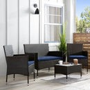 [Pre-order] Brookside Iris Rattan Outdoor Seating Set - The Triangle
