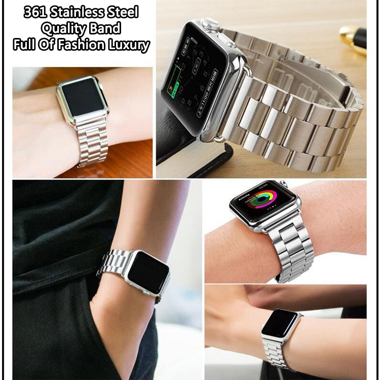 Apple Watch Bands Silver/Gold/Black - The Triangle