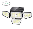4 Head Solar Sensor Outdoor Garden Exterior Design Modern 270 LED Solar Outdoor Lights Wall Light Outdoor - The Triangle