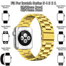 Apple Watch Bands Silver/Gold/Black - The Triangle