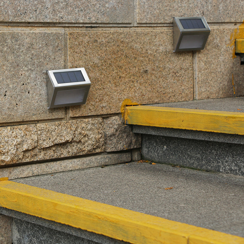 Solar step light wall mounted outdoor light - The Triangle