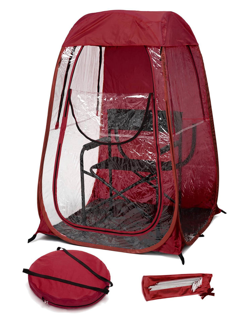 Under the Weather Chair Tent Pop-Up - Maroon - The Triangle