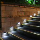 Solar step light wall mounted outdoor light - The Triangle
