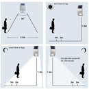 Solar Motion Sensor LED Wall Light Outdoor - The Triangle