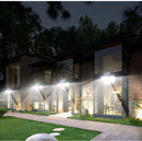 IP65 Waterproof 182 LED with Motion Sensor and Remote Control 4 Heads Outdoor LED Solar Light - The Triangle