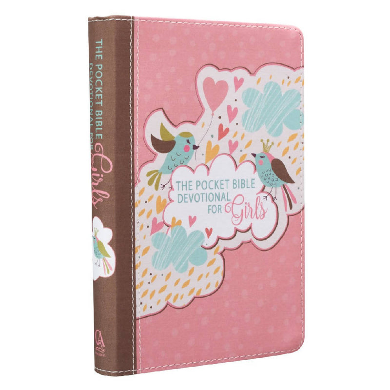 For Girls Pocket Bible Devotional Leather Bound - The Triangle