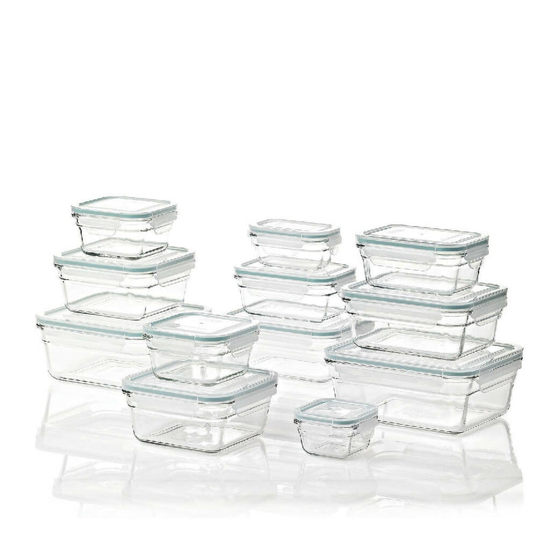Member's Mark 24-Piece Glass Food Storage Set By Glasslock