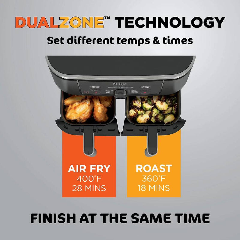 Ninja Foodi 6-in-1, 8-qt. 2-Basket Air Fryer with DualZone Technology